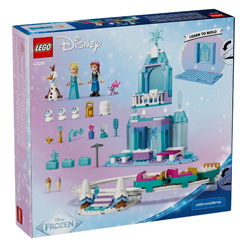 Lego Elsa's Ice Castle And Snow Ride Adventure Building Set - 216 Pc Set