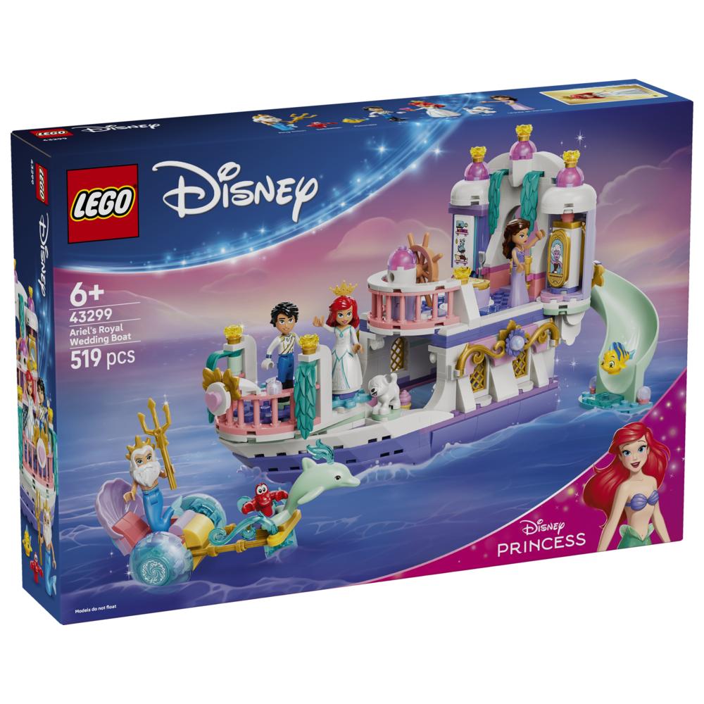LEGO - Disney Princess Ariel's Royal Wedding Boat Building Set - 519 Pc Set
