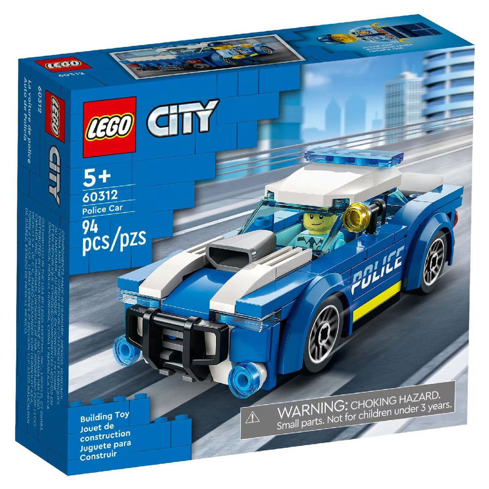 Lego City Police Car Building Set - 94 Pcs