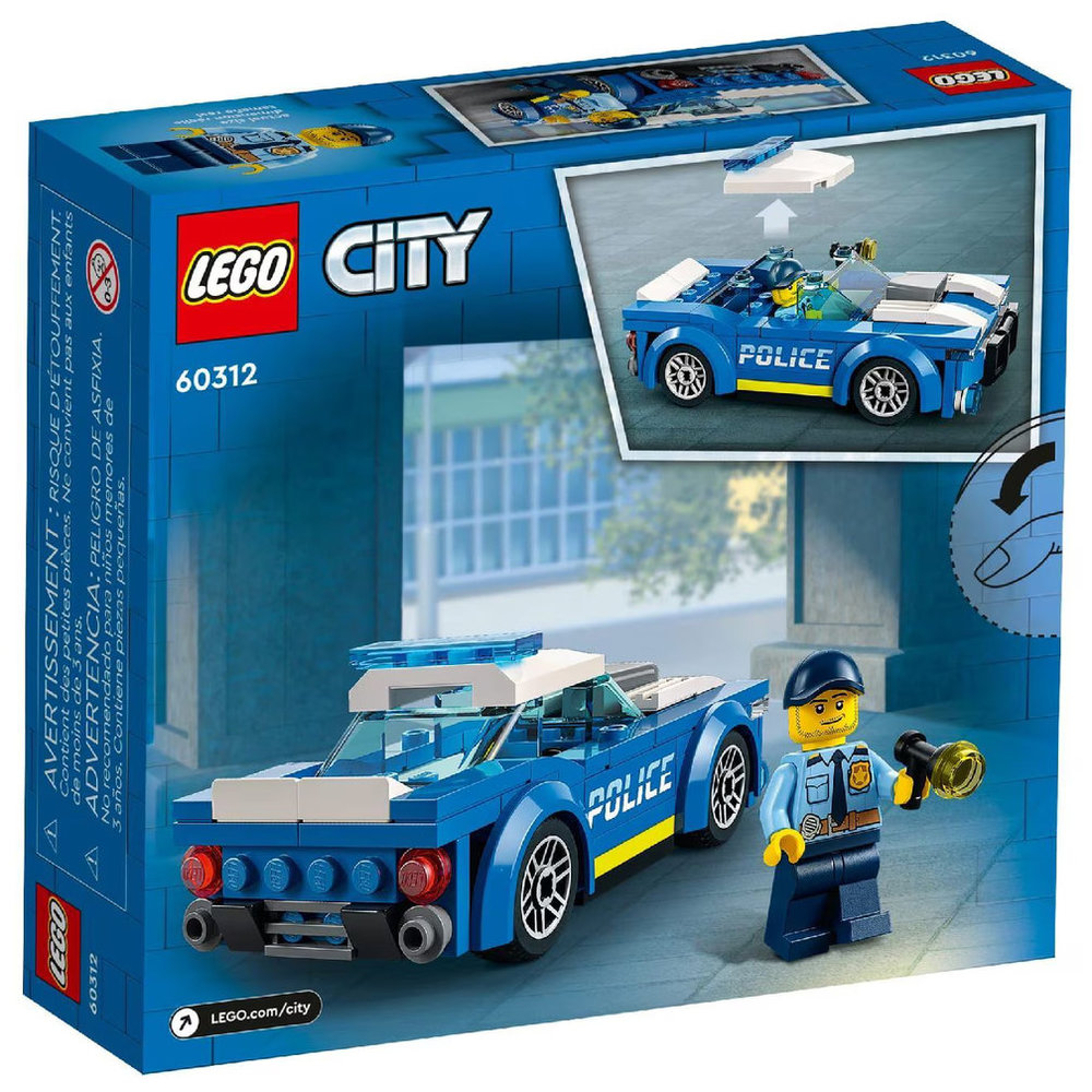 Lego City Police Car Building Set - 94 Pcs