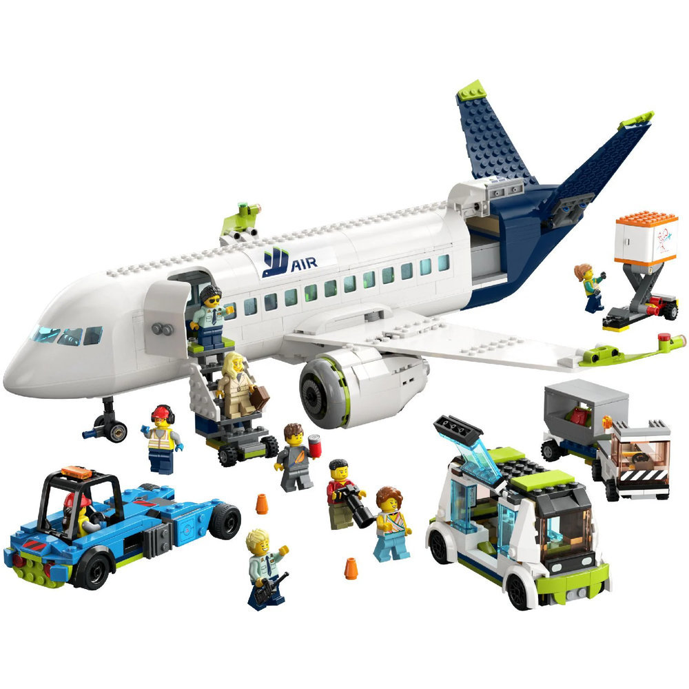 LEGO City - Passenger Airplane Building Set - 913 Pcs