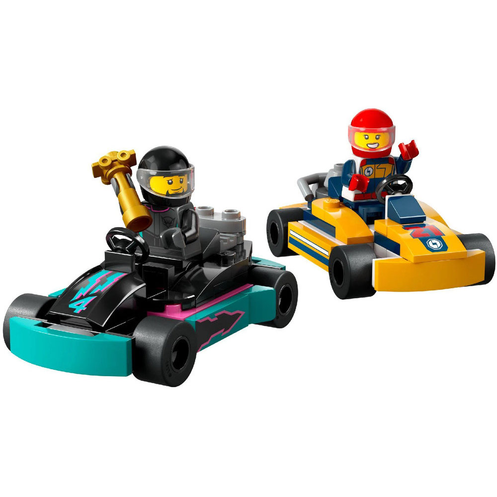 Lego City Go-Karts & Race Drivers Building Set 99 Pcs