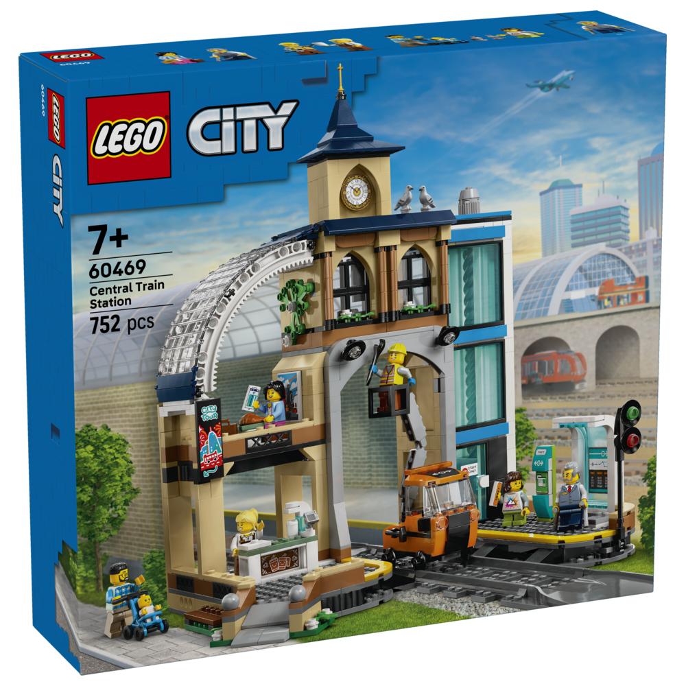 LEGO - City Central Train Station Building Set - 752 Pc Set