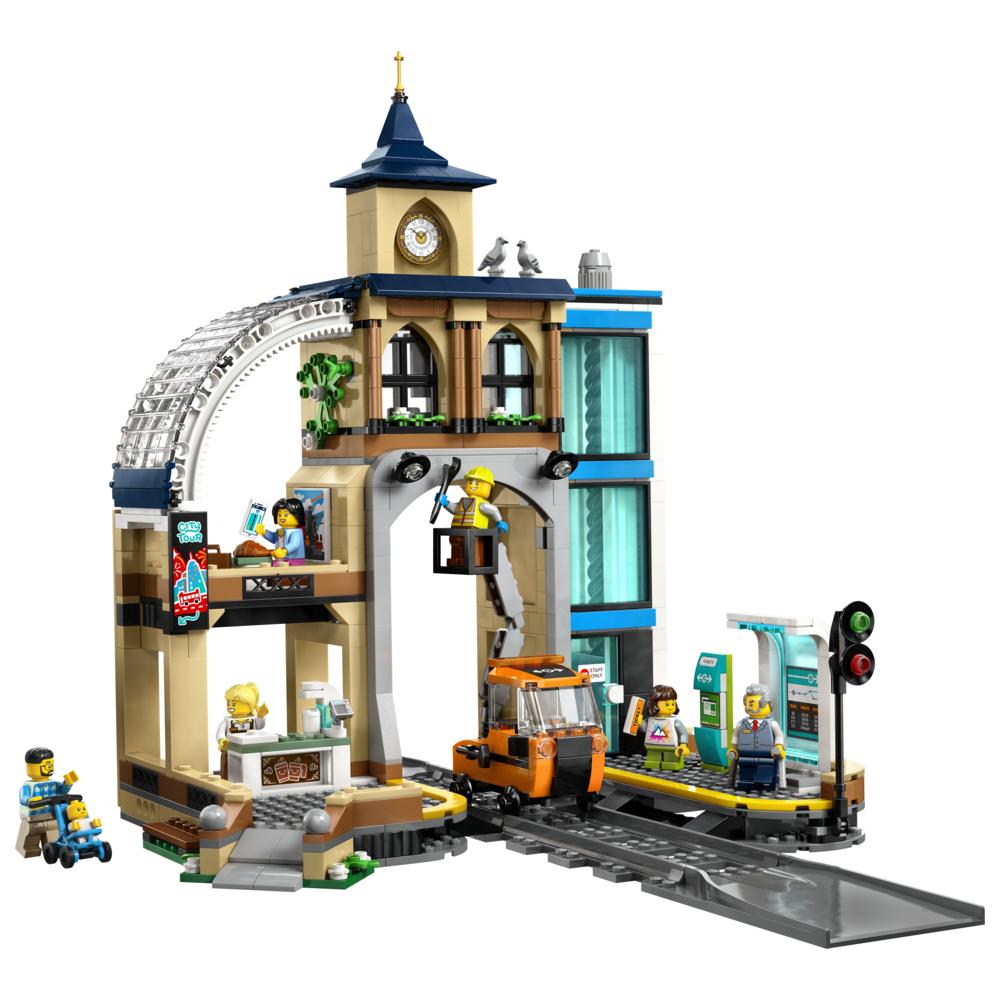 LEGO - City Central Train Station Building Set - 752 Pc Set