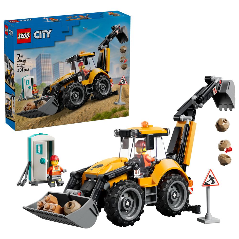 LEGO - City Backhoe Loader Building Set - 301 Pc Set