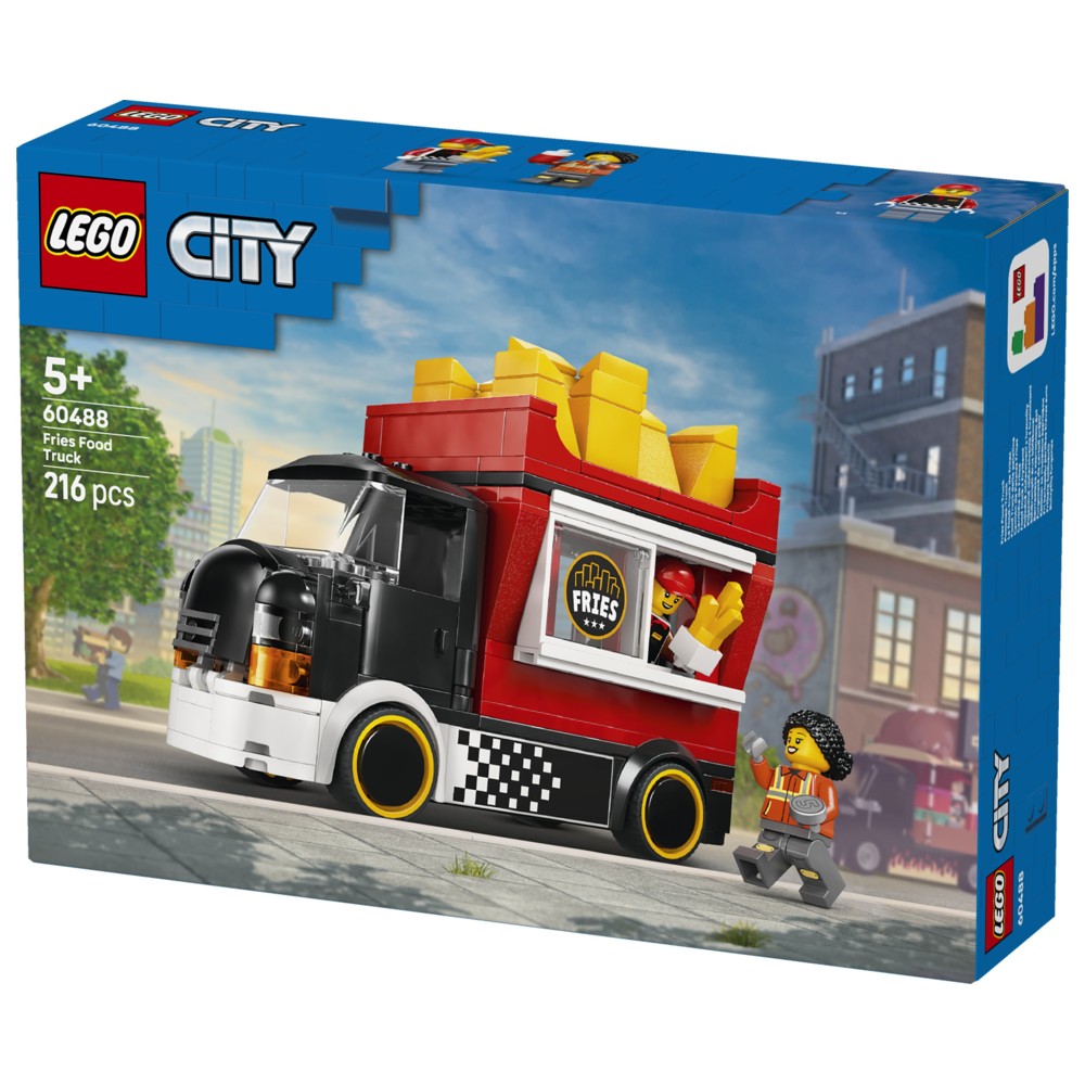 Lego - Fries Food Truck Building Block Set - 216 Pcs