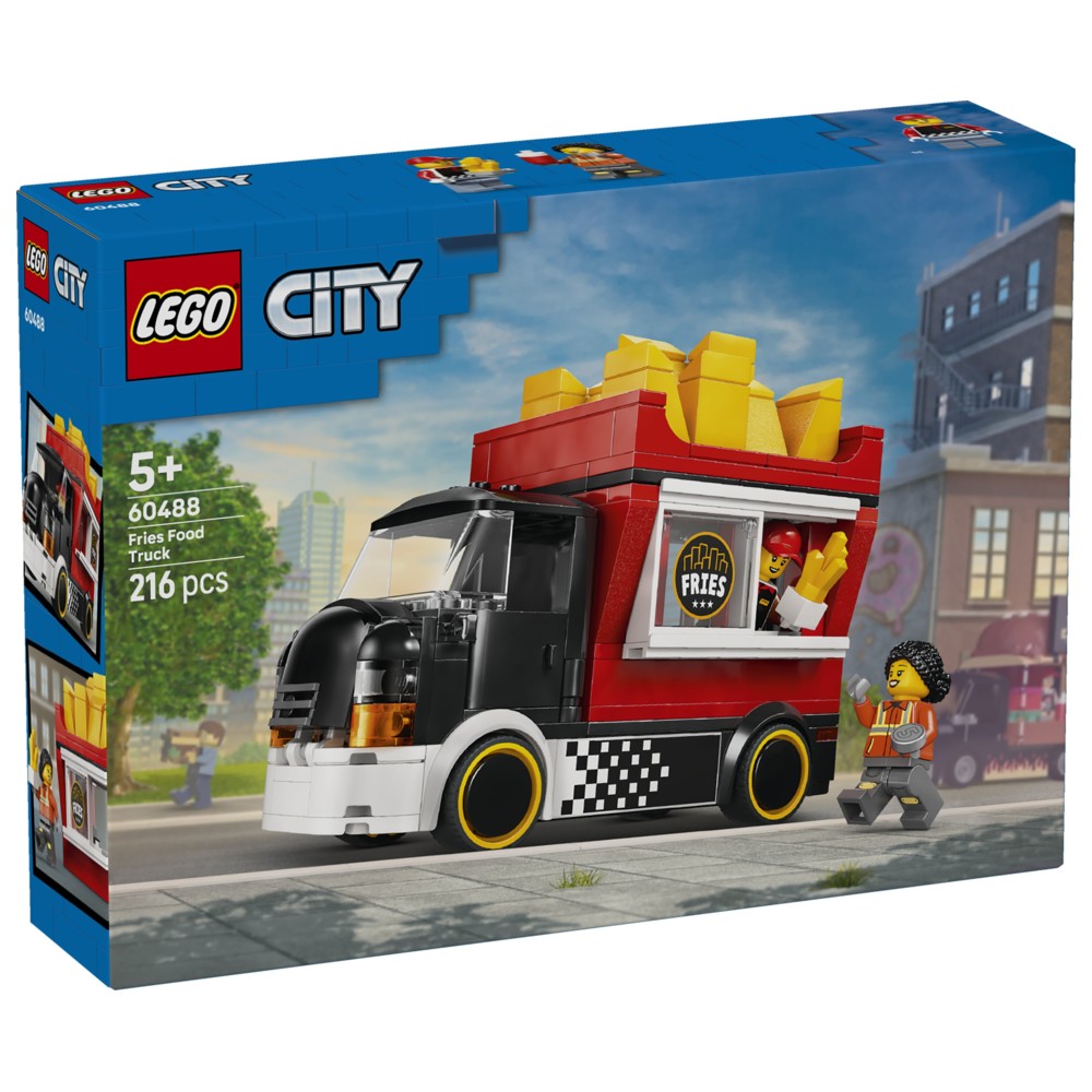 Lego - Fries Food Truck Building Block Set - 216 Pcs