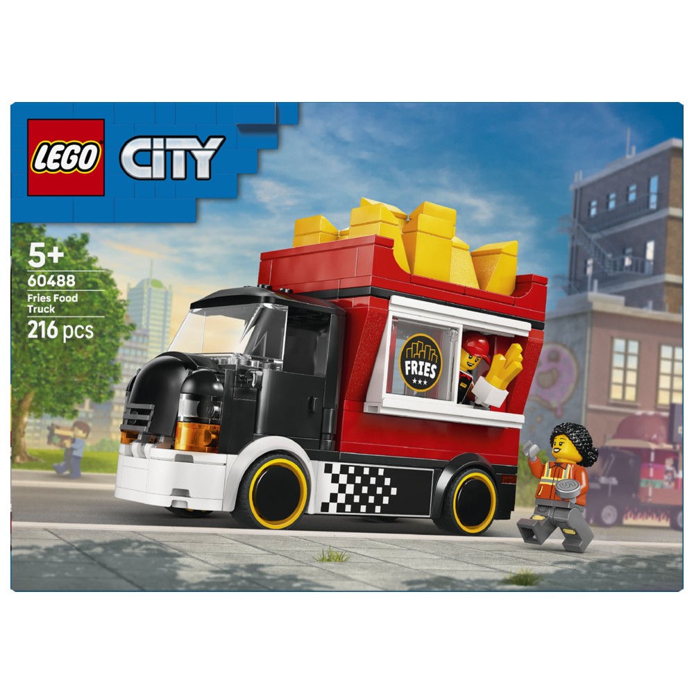 Lego - Fries Food Truck Building Block Set - 216 Pcs