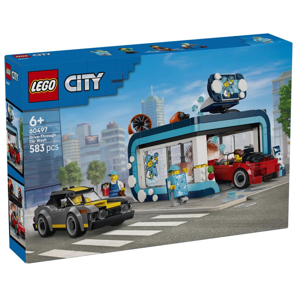 LEGO - City Drive-Through Car Wash Building Set - 583 Pc Set