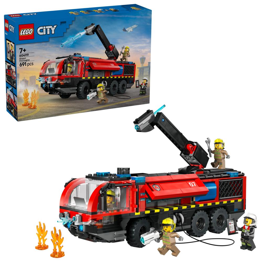 LEGO - City Airport Fire Engine Building Set - 691 Pc Set