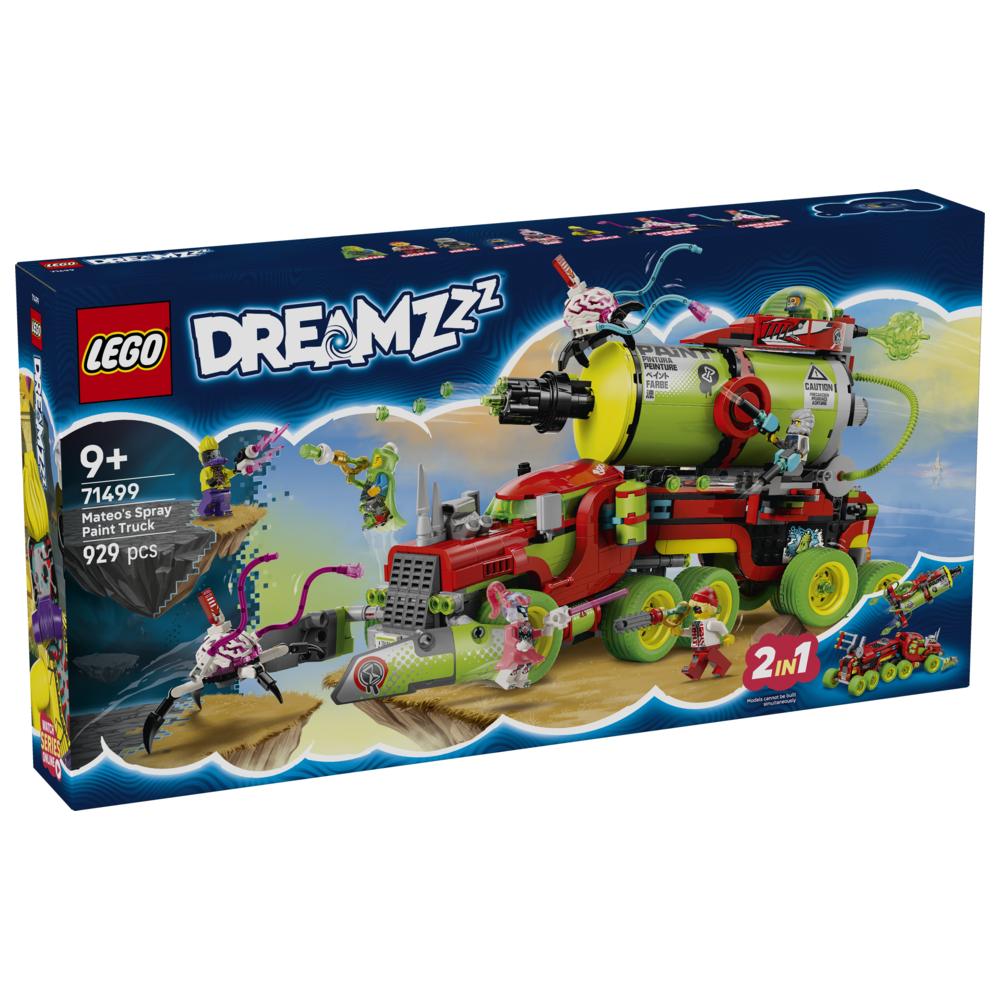 LEGO - Dreamzzz 2-In-1 Mateo's Spray Paint Truck Building Set - 929 Pc Set