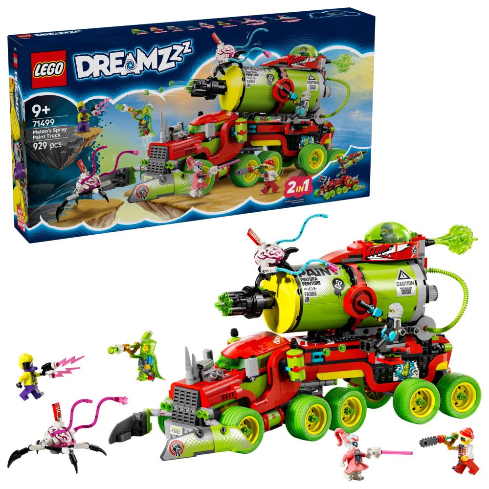 LEGO - Dreamzzz 2-In-1 Mateo's Spray Paint Truck Building Set - 929 Pc Set