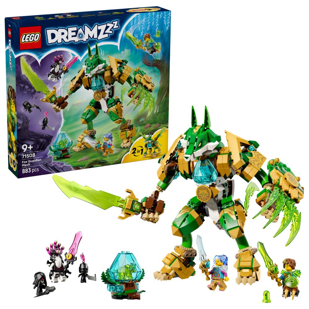 LEGO - Dreamzzz 2-In-1 Fox Guardian Mech Building Set - 883 Pc Set
