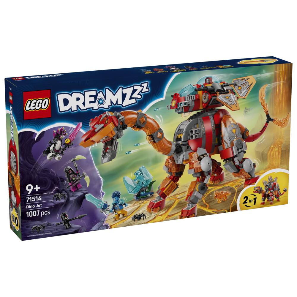 LEGO - Dreamzzz 2-In-1 Dino Jet Building Set - 1007 Pc Set