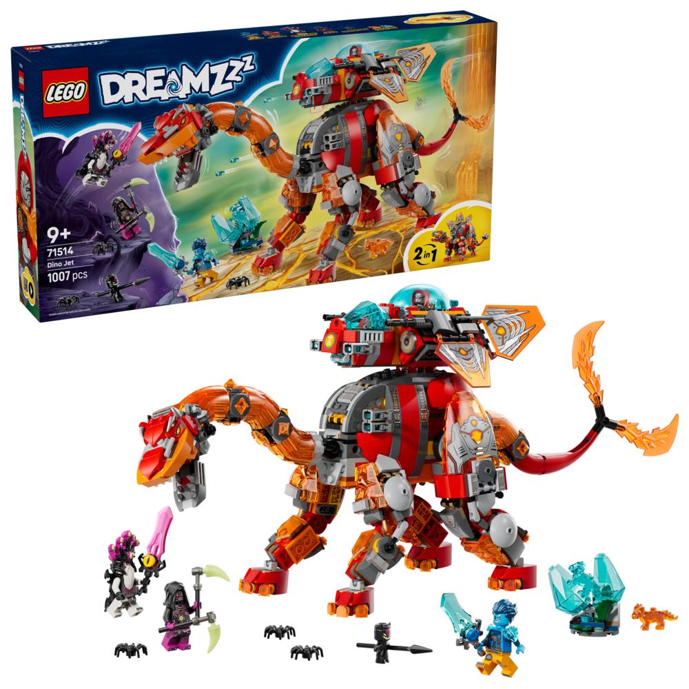 LEGO - Dreamzzz 2-In-1 Dino Jet Building Set - 1007 Pc Set