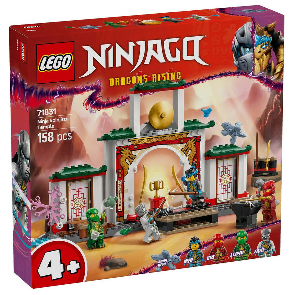 LEGO Ninjago - Ninja Spinjitzu Temple Building Set - 158 Pcs