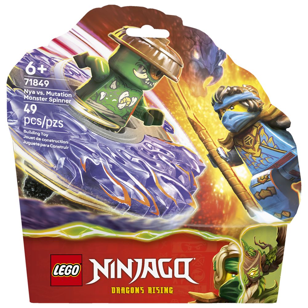 Lego - Ninjago Nya Vs. Mutation Monster Spinner Building Set - 49 Pc Set
