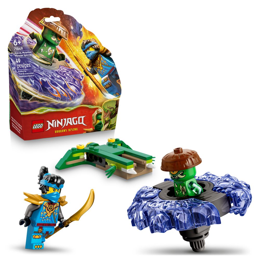 Lego - Ninjago Nya Vs. Mutation Monster Spinner Building Set - 49 Pc Set
