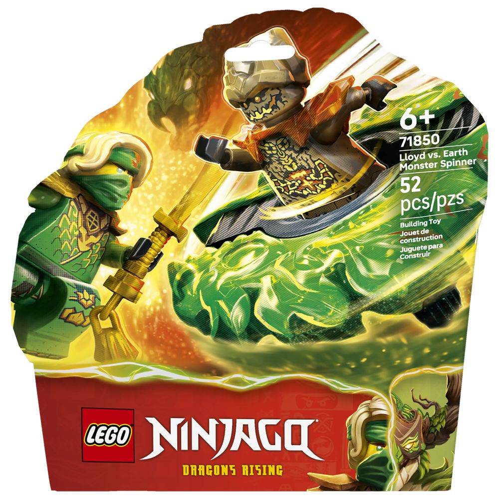 Lego - Ninjago Lloyd Vs. Earth Monster Spinner Building Set - 52 Pc Set