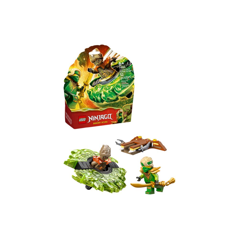 Lego - Ninjago Lloyd Vs. Earth Monster Spinner Building Set - 52 Pc Set