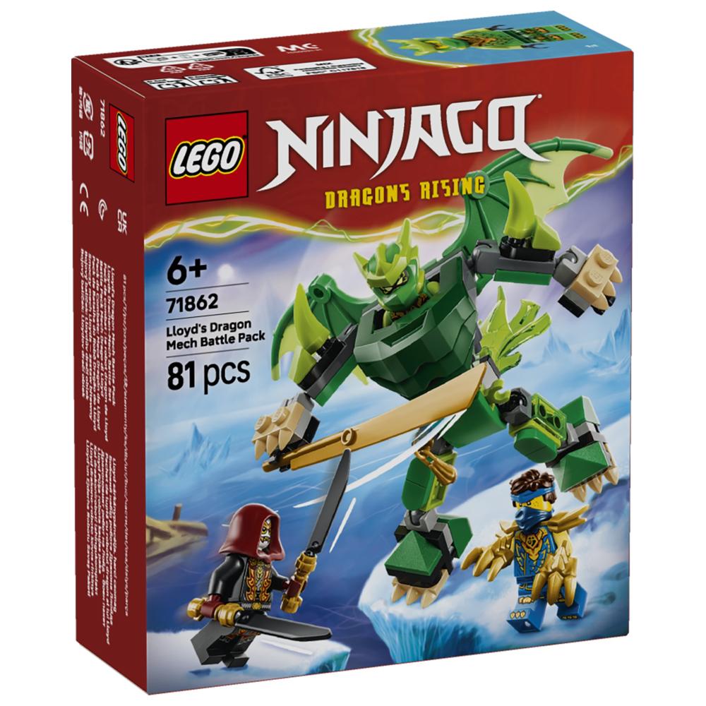 LEGO - Ninjago Dragon's Rising Lloyd's Dragon Mech Battle Pack Building Set - 81 Pc Set