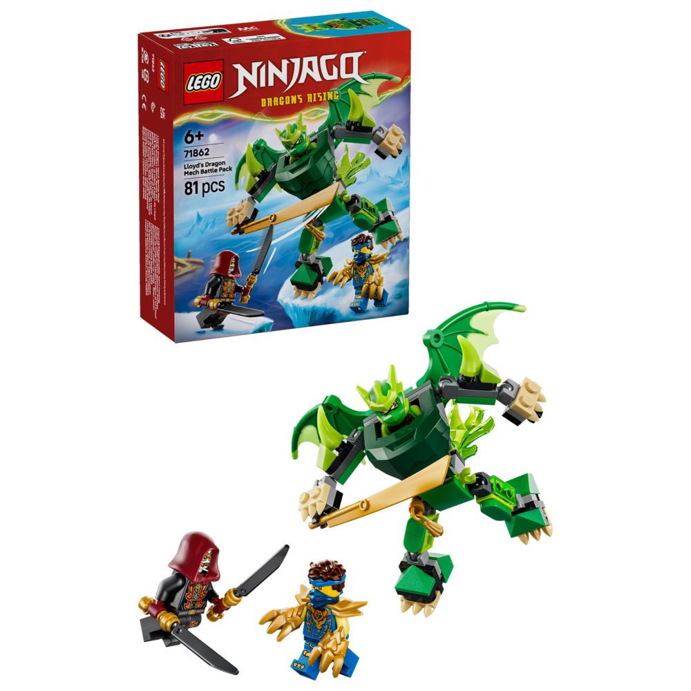 LEGO - Ninjago Dragon's Rising Lloyd's Dragon Mech Battle Pack Building Set - 81 Pc Set
