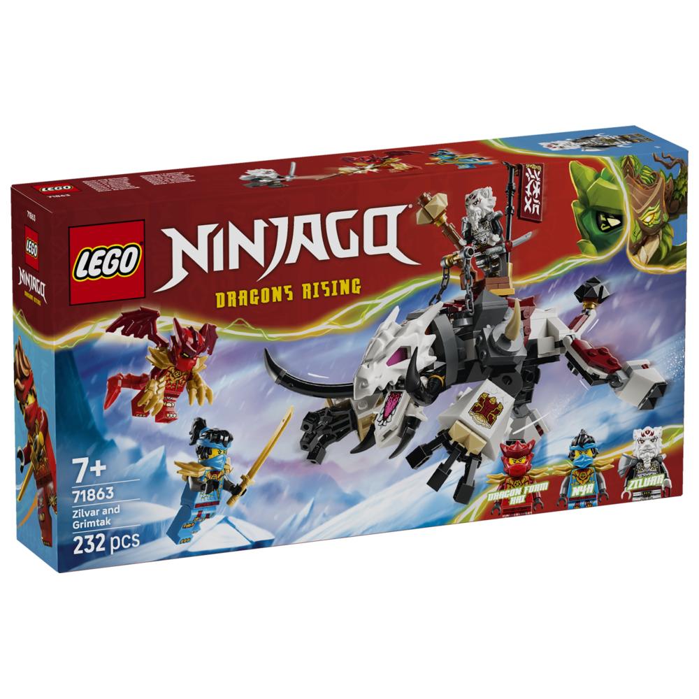 LEGO - Ninjago Dragon's Rising Zilvar And Grimtak Building Set - 232 Pc Set
