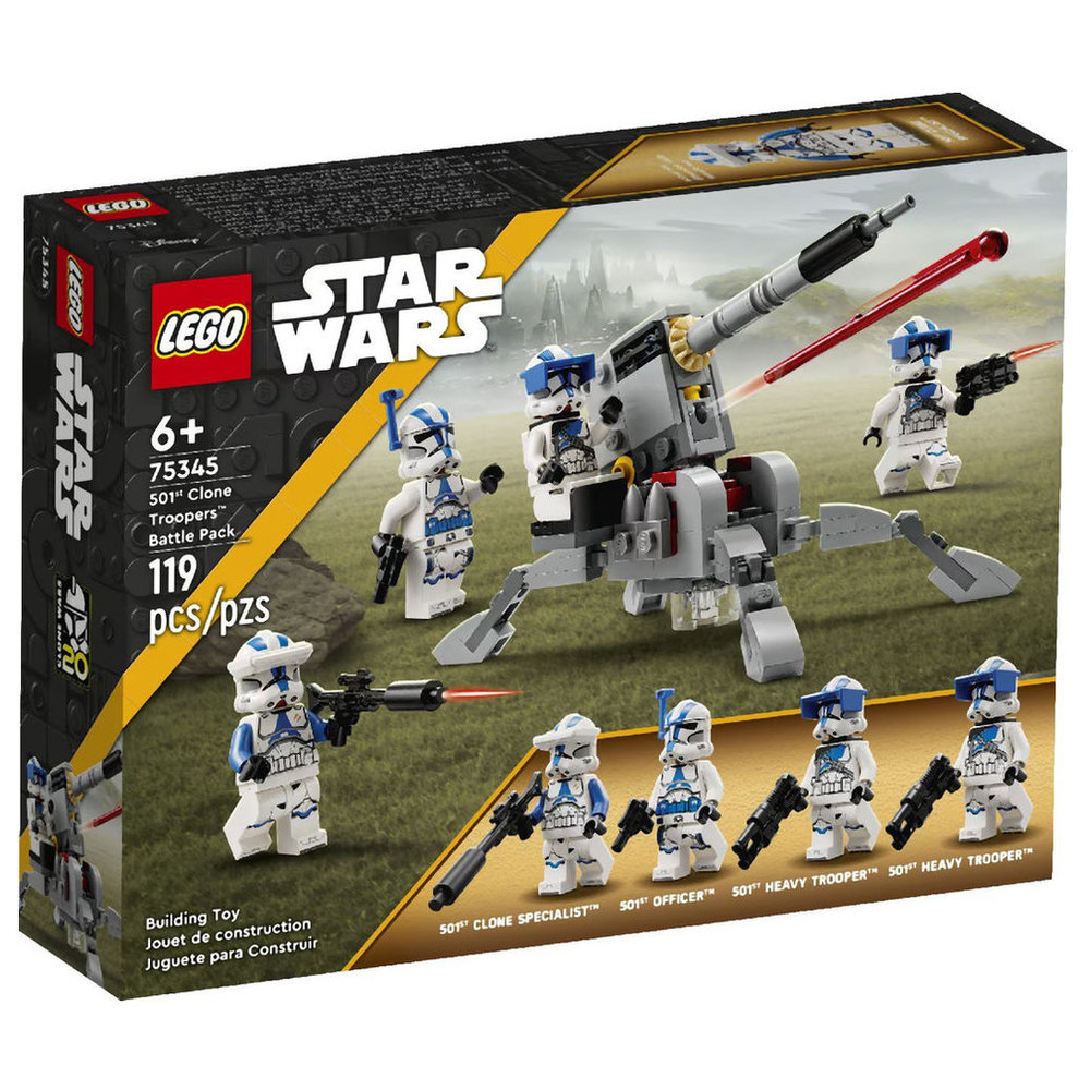 Lego Star Wars 501st Clone Troopers Battle Pack Building Set - 119 Pcs