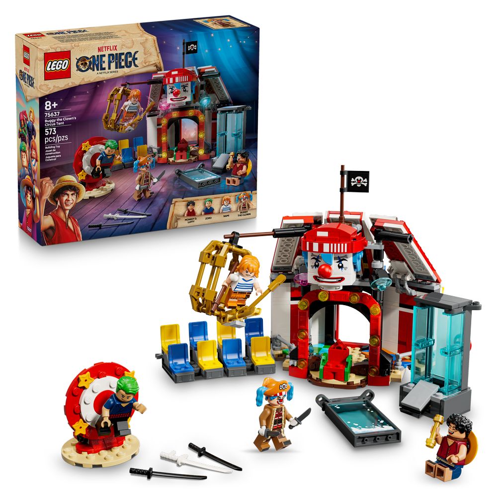 Lego - Buggy The Clown's Circus Tent Building Set - 573 Pc Set