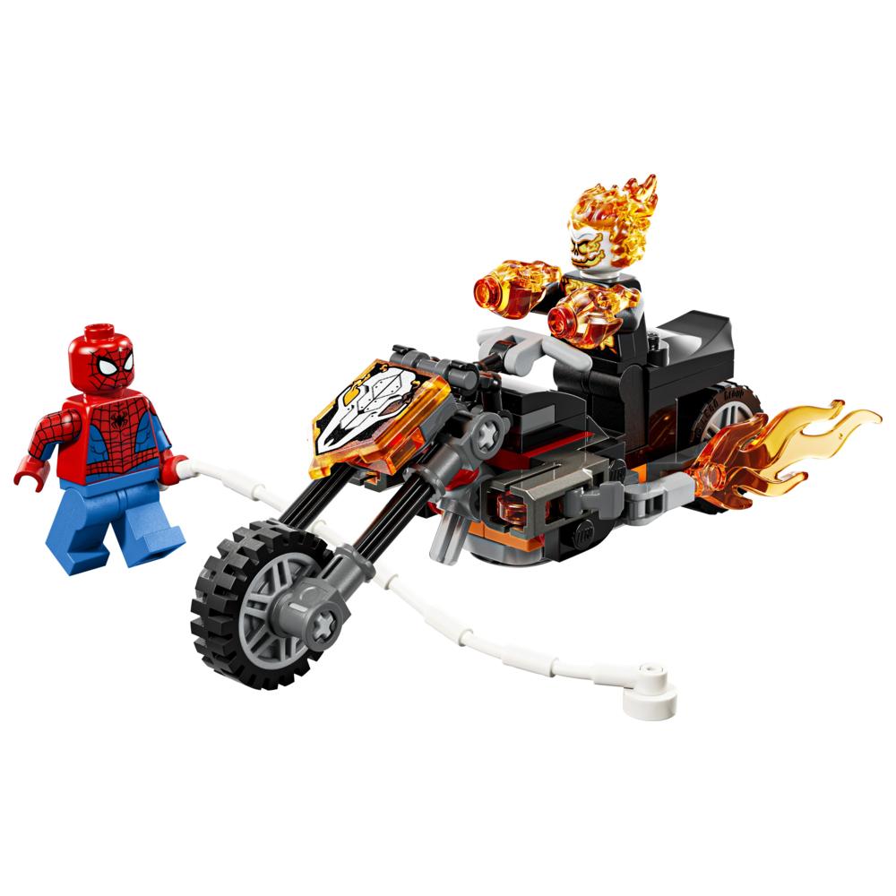 LEGO - Marvel Spider-Man Vs. Ghost Rider Motorcycle Building Set - 72 Pc Set