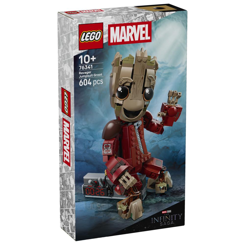 LEGO - Marvel Ravager Jumpsuit Groot Building Set - 604 Pc Set