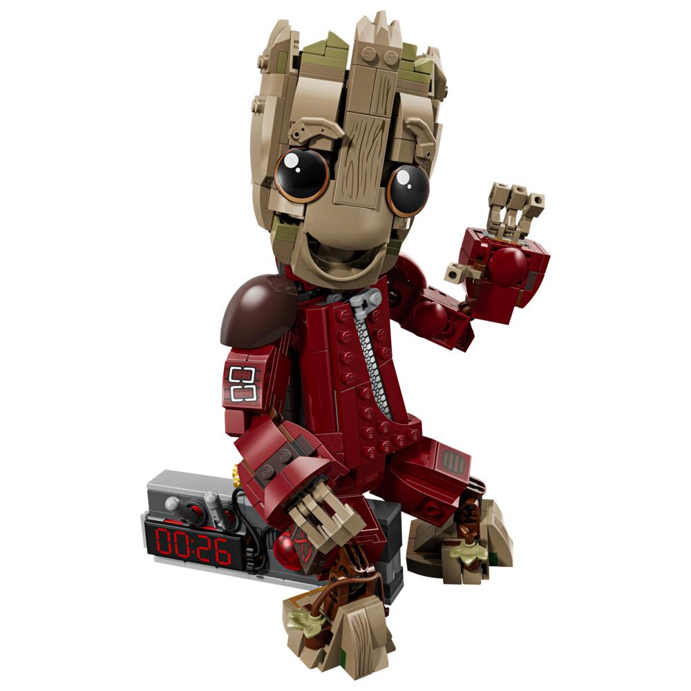 LEGO - Marvel Ravager Jumpsuit Groot Building Set - 604 Pc Set