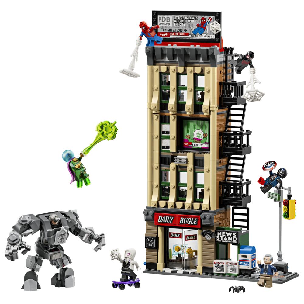 LEGO - Marvel Spider-Man Vs. Mysterio - The Daily Bugle Building Set - 781 Pc Set