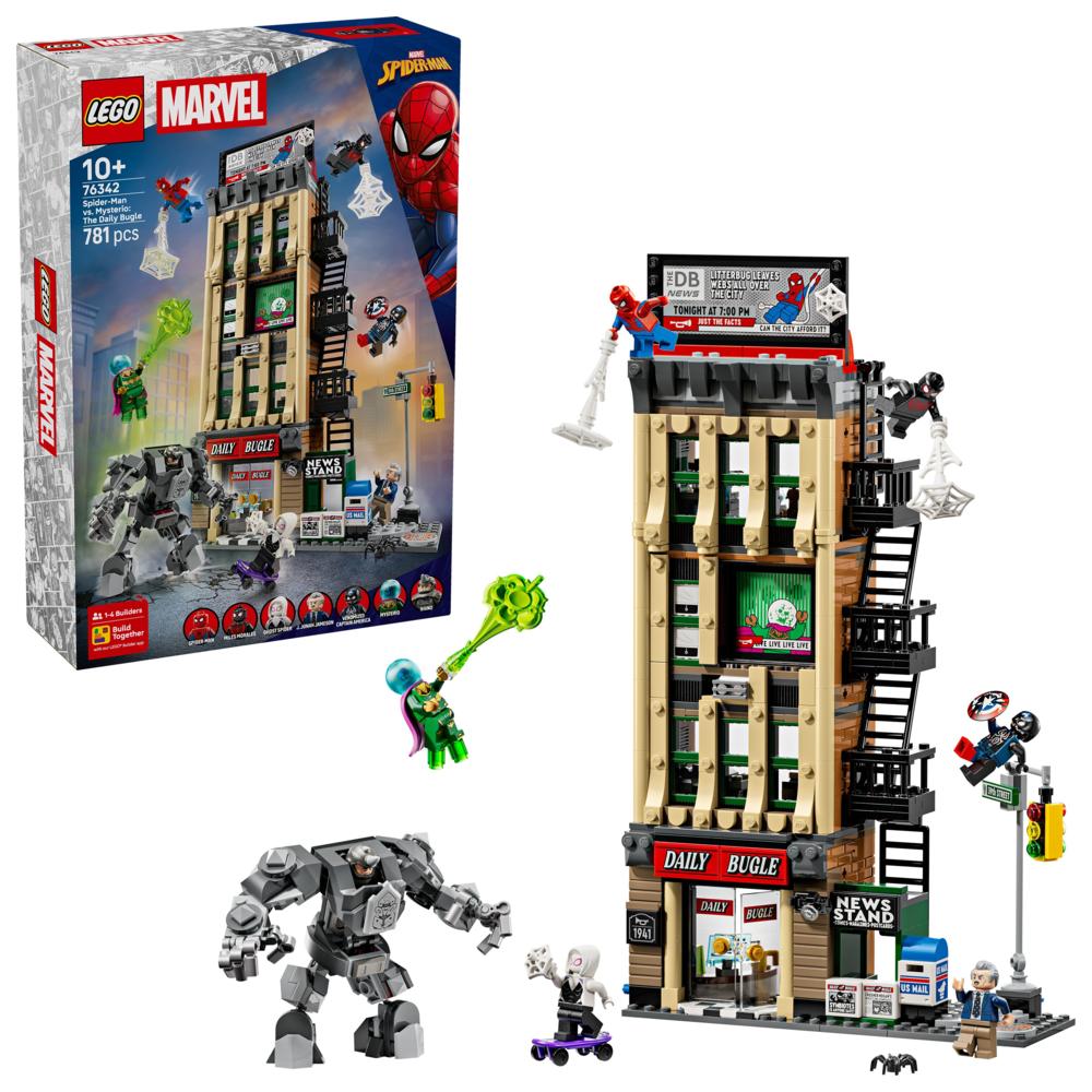 LEGO - Marvel Spider-Man Vs. Mysterio - The Daily Bugle Building Set - 781 Pc Set