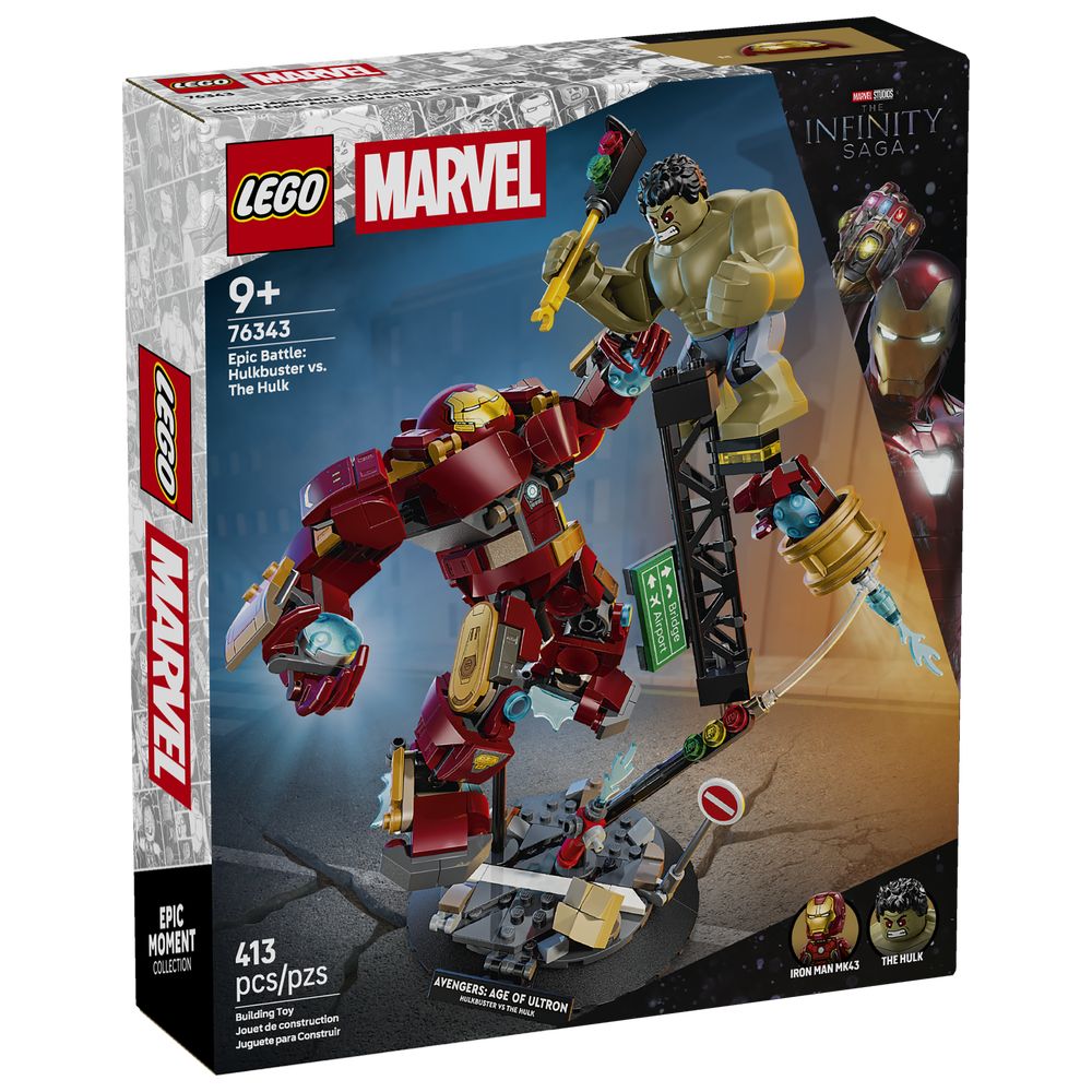 Lego - Epic Battle Hulkbuster Vs. The Hulk Building Set - 413 Pc Set