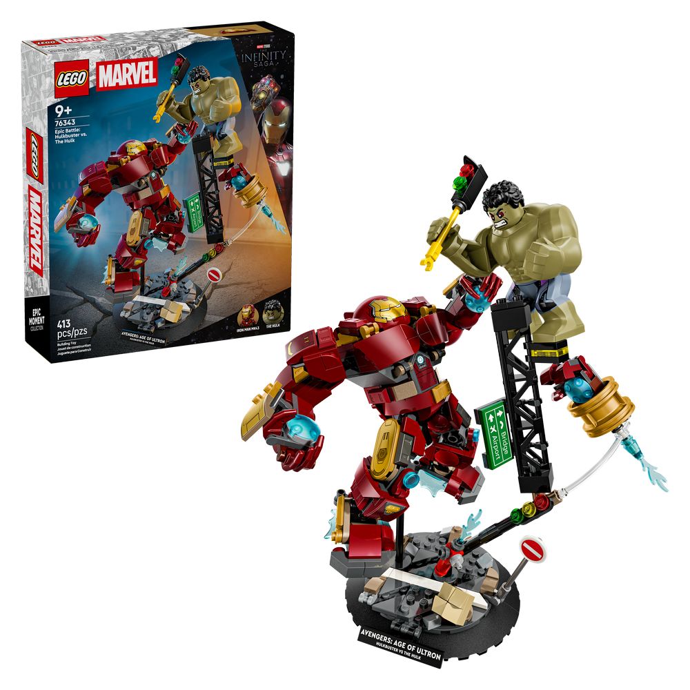 Lego - Epic Battle Hulkbuster Vs. The Hulk Building Set - 413 Pc Set