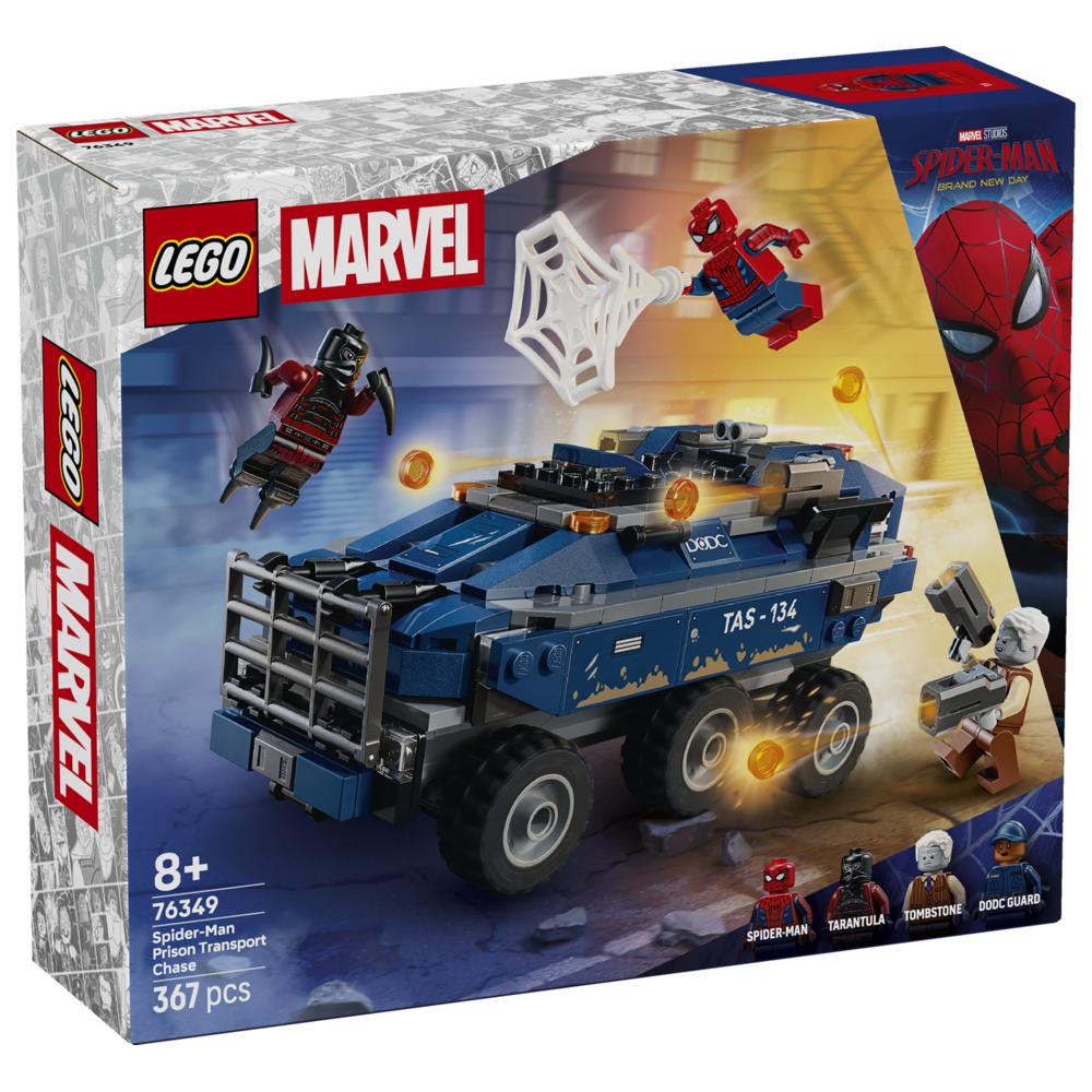 LEGO - Marvel Spider-Man Prison Transport Chase Building Set - 367 Pc Set