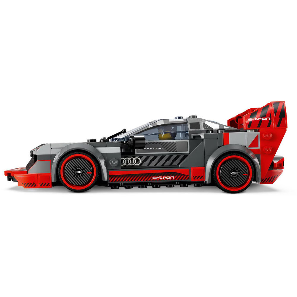 LEGO Speed Champions - Audi S1 E-Tron Quattro Race Car Building Set - Red - 274 Pcs