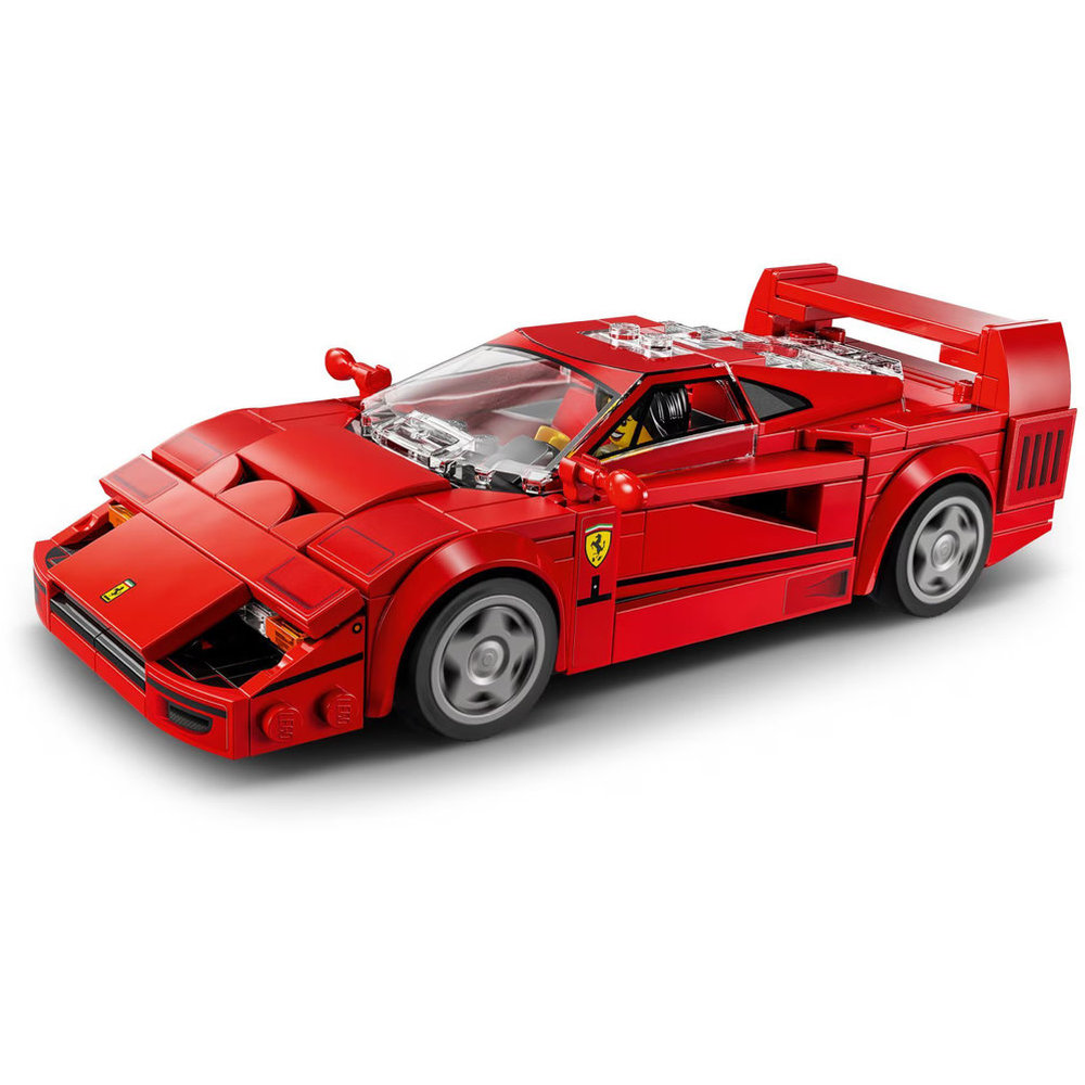 ليغو - مجموعة تركيب سيارة فيراري F40 الخارقة - أحمر - 318 قطعة
