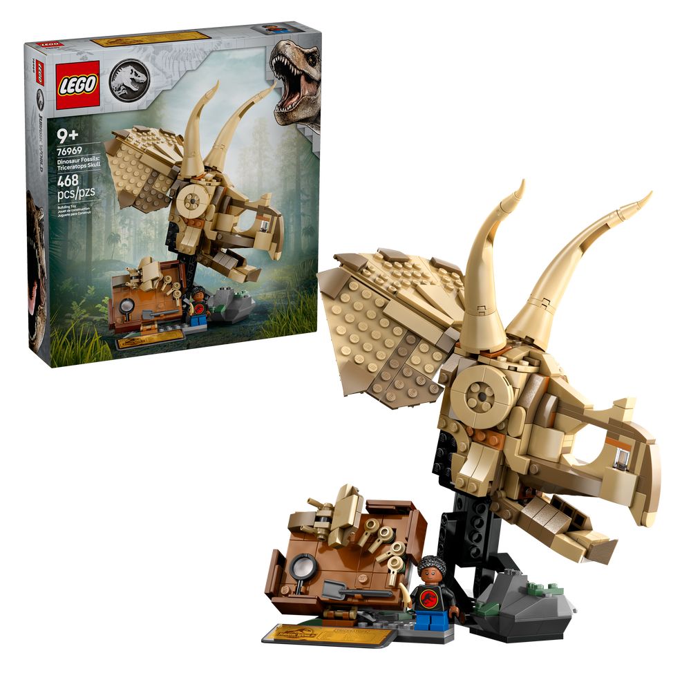 Lego - Dinosaur Fossils Triceratops Skull Building Set - 468 Pc Set