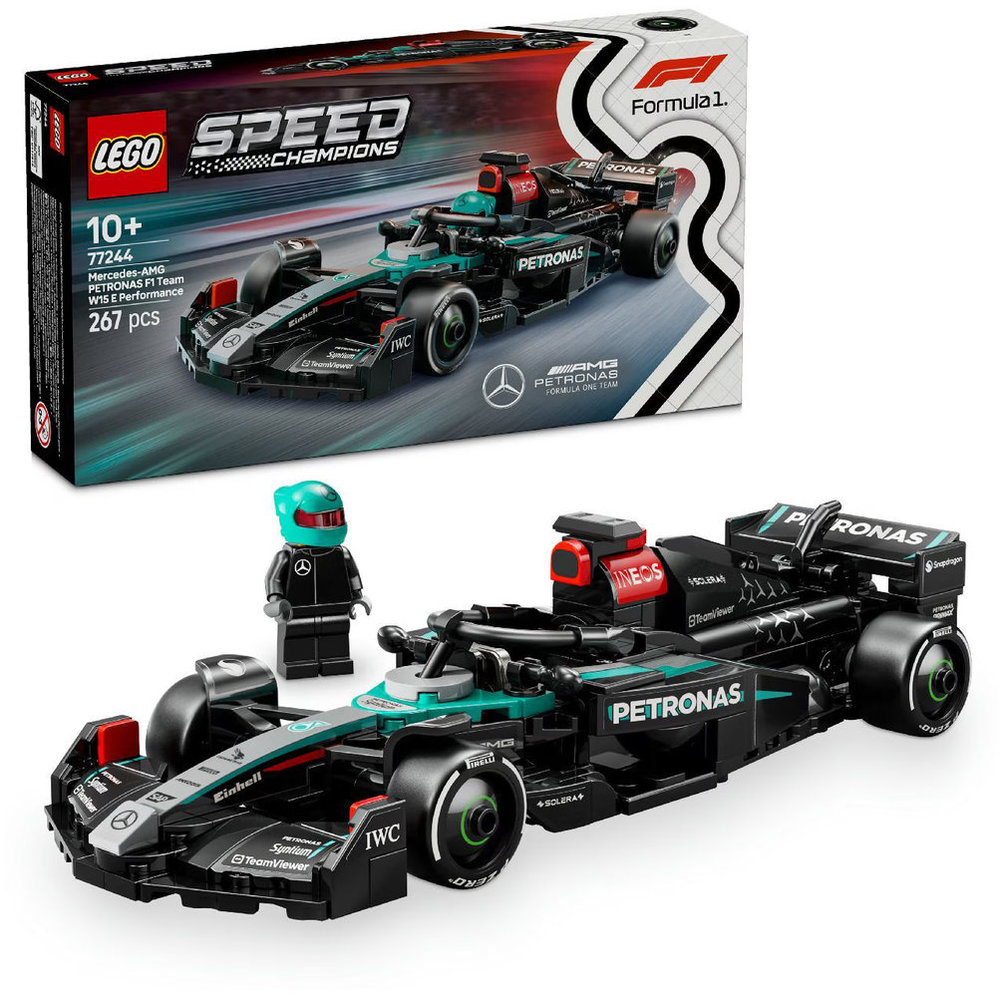 LEGO - Mercedes-Amg F1 W15 Race Car Building Set - 267 Pcs