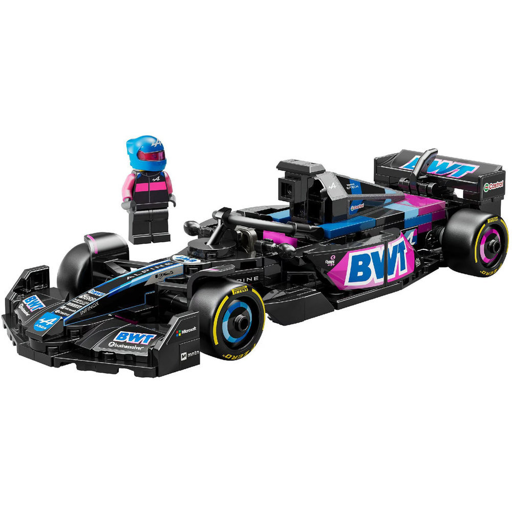 LEGO Speed Champions - BWT Alpine F1 Team A524 Race Car Building Set - 258 Pcs