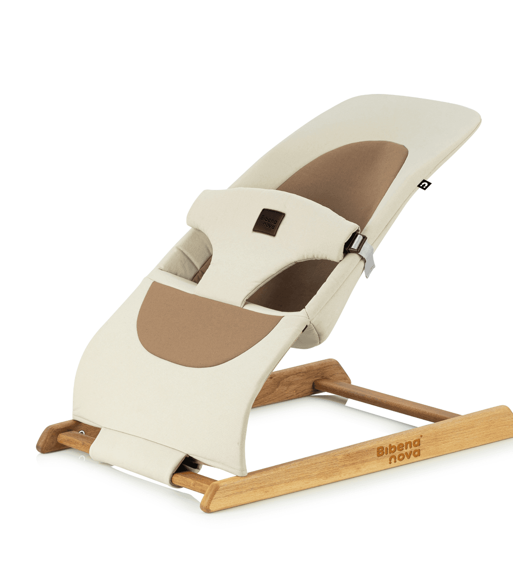 Bibena Nova - Pony Bouncer, Organic wood 0-24 Months - Beige