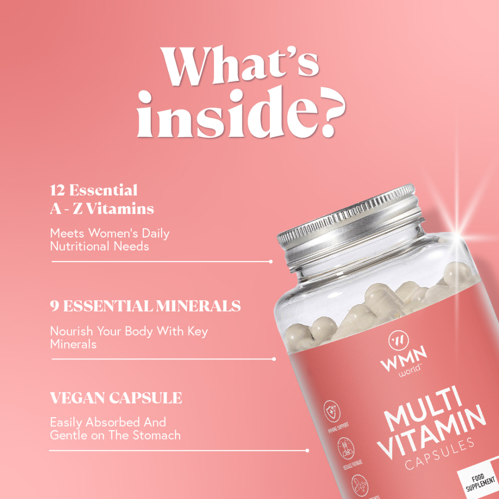 WMN World - Multivitamin Capsules For Women - 90pcs