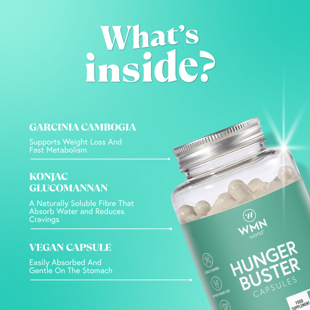 WMN World - Hunger Buster Natural Weight Loss Capsules - 90pcs