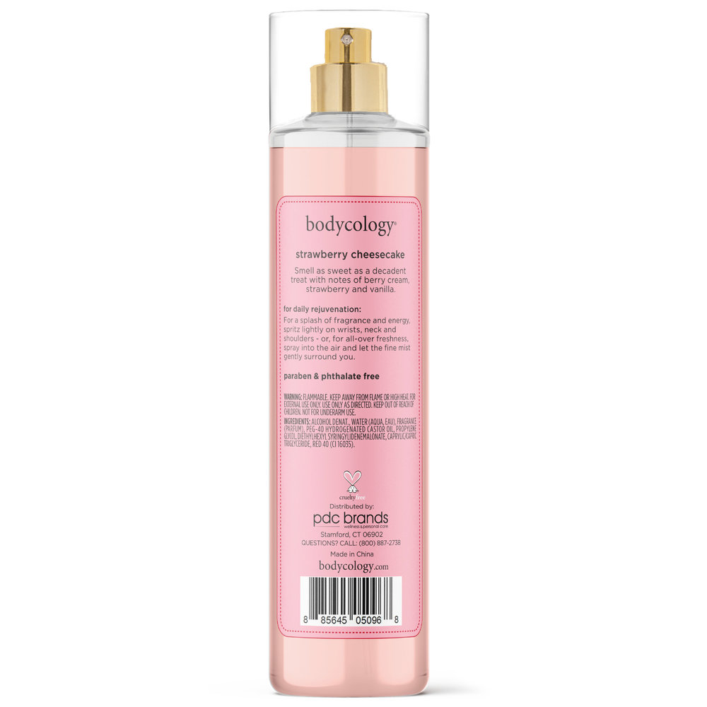 Bodycology - Fragrance Body Mist - Strawberry Cheesecake - 237 ml