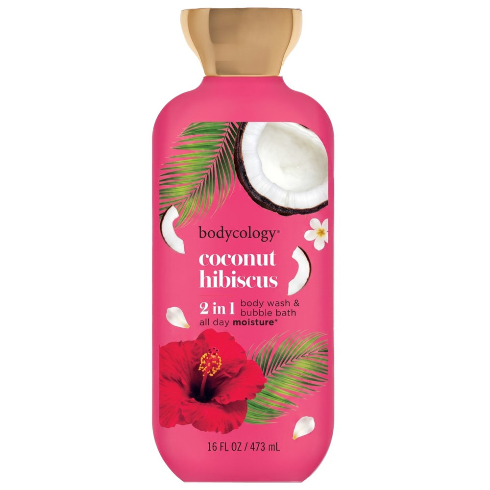 Bodycology - 2-In-1 Body Wash And Bubble Bath - Coconut Hibiscus - 473 ml