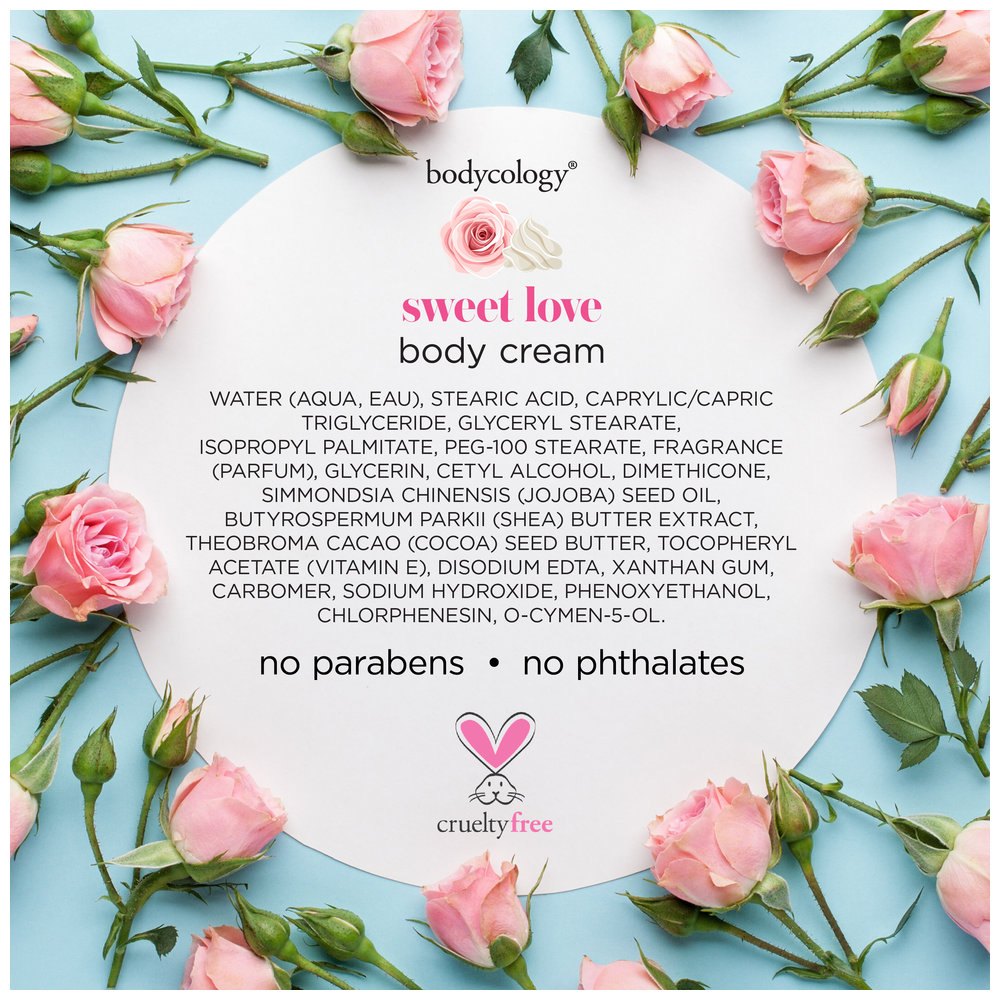 Bodycology - Body Cream - Sweet Love - 227 gm