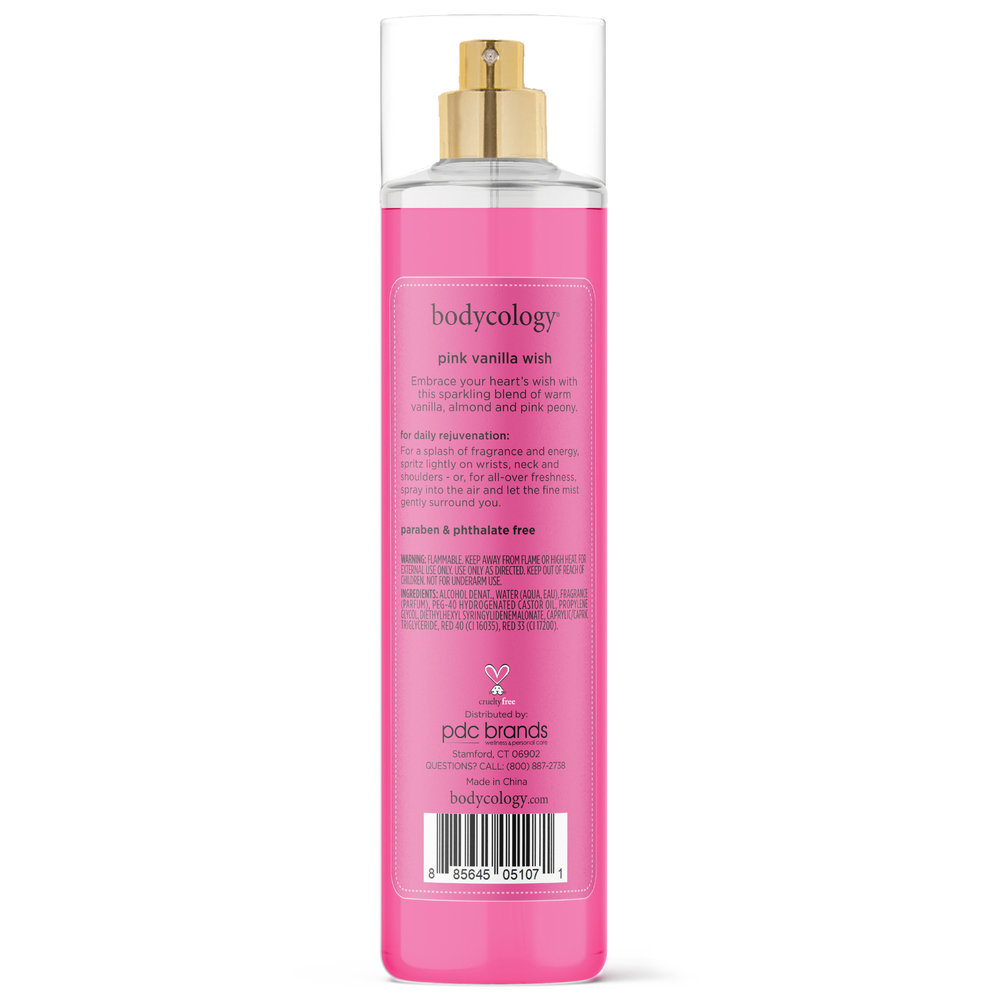Bodycology - Fragrance Body Mist - Pink Vanilla Wish - 237 ml