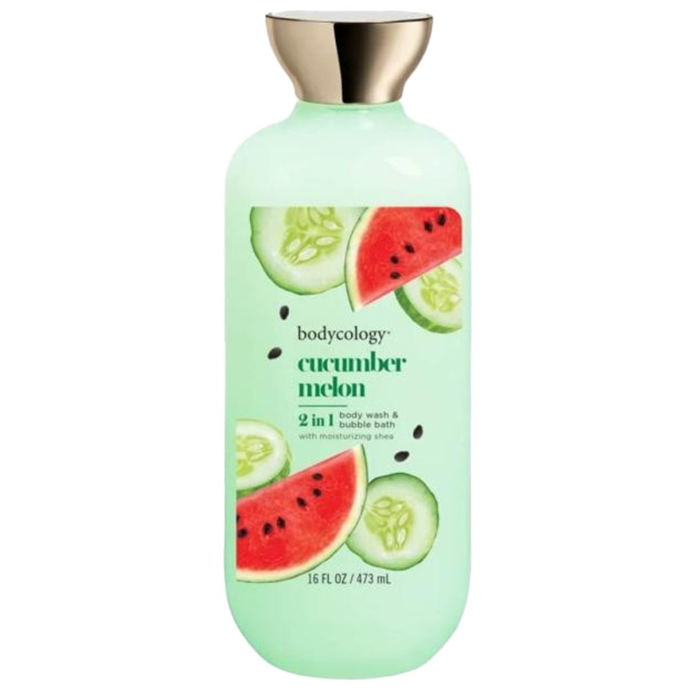 Bodycology - 2-In-1 Body Wash And Bubble Bath - Cucumber Melon - 473 ml